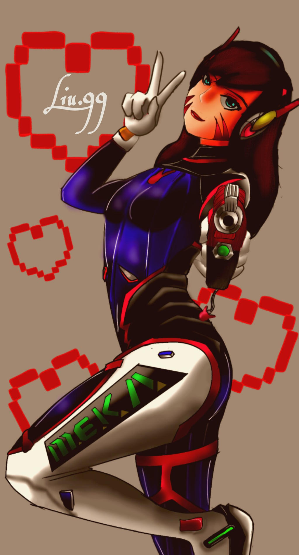 Vvaa4 Deviantart D-va V2 by ErrorLiu99 on DeviantArt