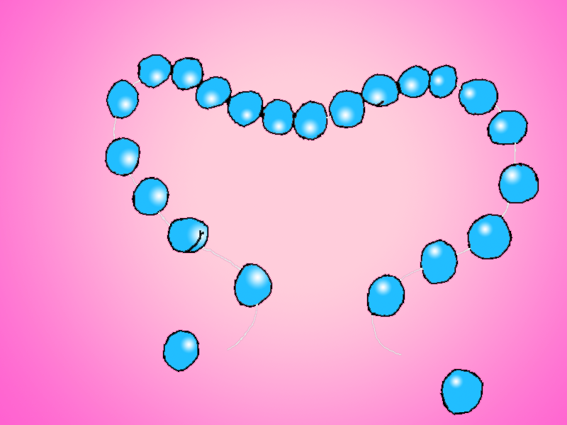 The broken beads by Saltome