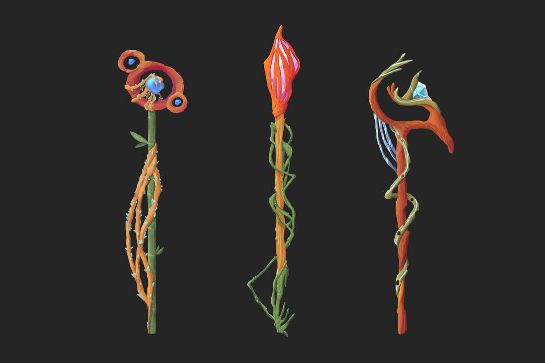 Staff Concept by ElmiraKh on DeviantArt