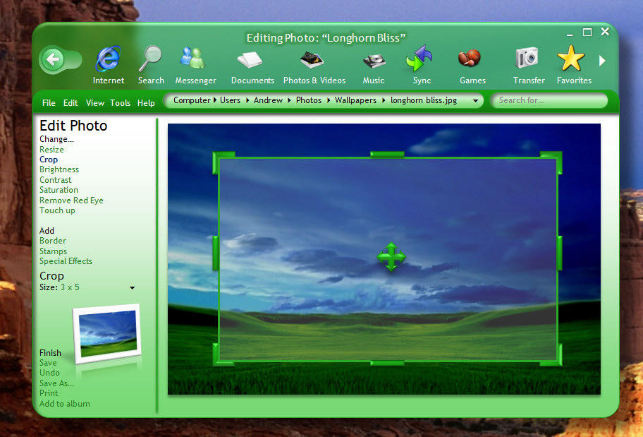 Win7 Concept - Photo Editing by aesmon11 on DeviantArt