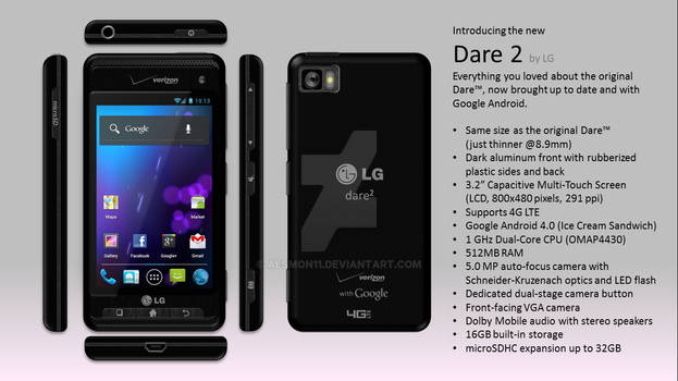 LG Dare 2 Concept -Original Version