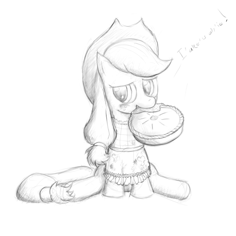 Applejack Baked You a Apple Pie!