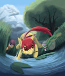 Cutie Mark Crusaders Catch Frogs