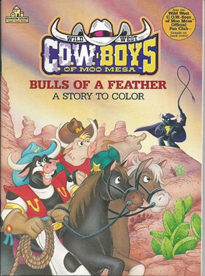 ''Bulls of a Feather'' Colouring Book