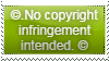 No Copyright Infringement Stamp