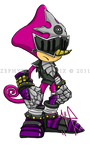 SatBK: Espio as Sir Gareth by Zephyros-Phoenix