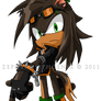 Sonic Chara: Umber the Black Dog