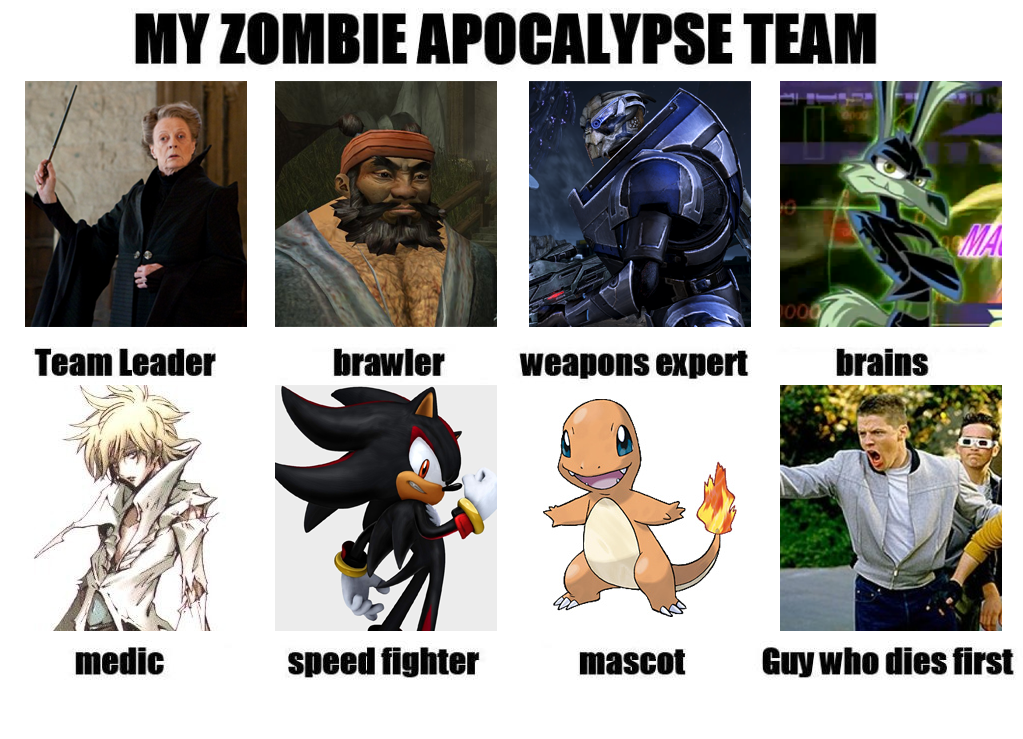 Zeph's Zombie Apocalypse Team