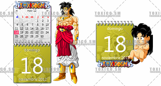 CALENDAR WIN7 BROLY