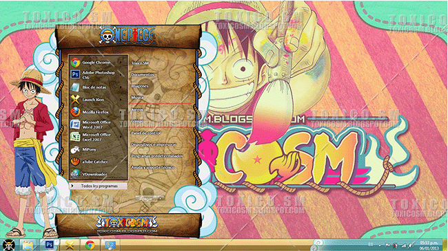 THEME WINDOWS 7 ULTIMATE ONE PIECE