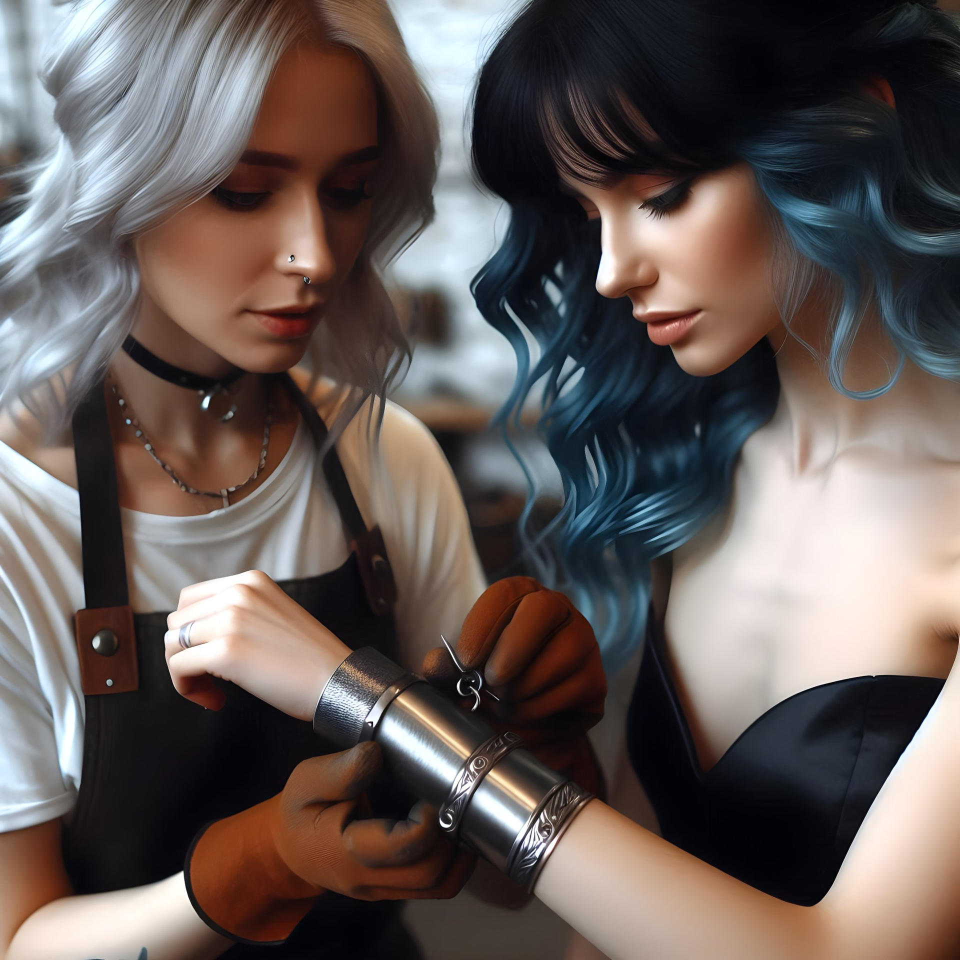 Deviantart Steel992 Sealed in pretty arm jewelry by steel992 on DeviantArt