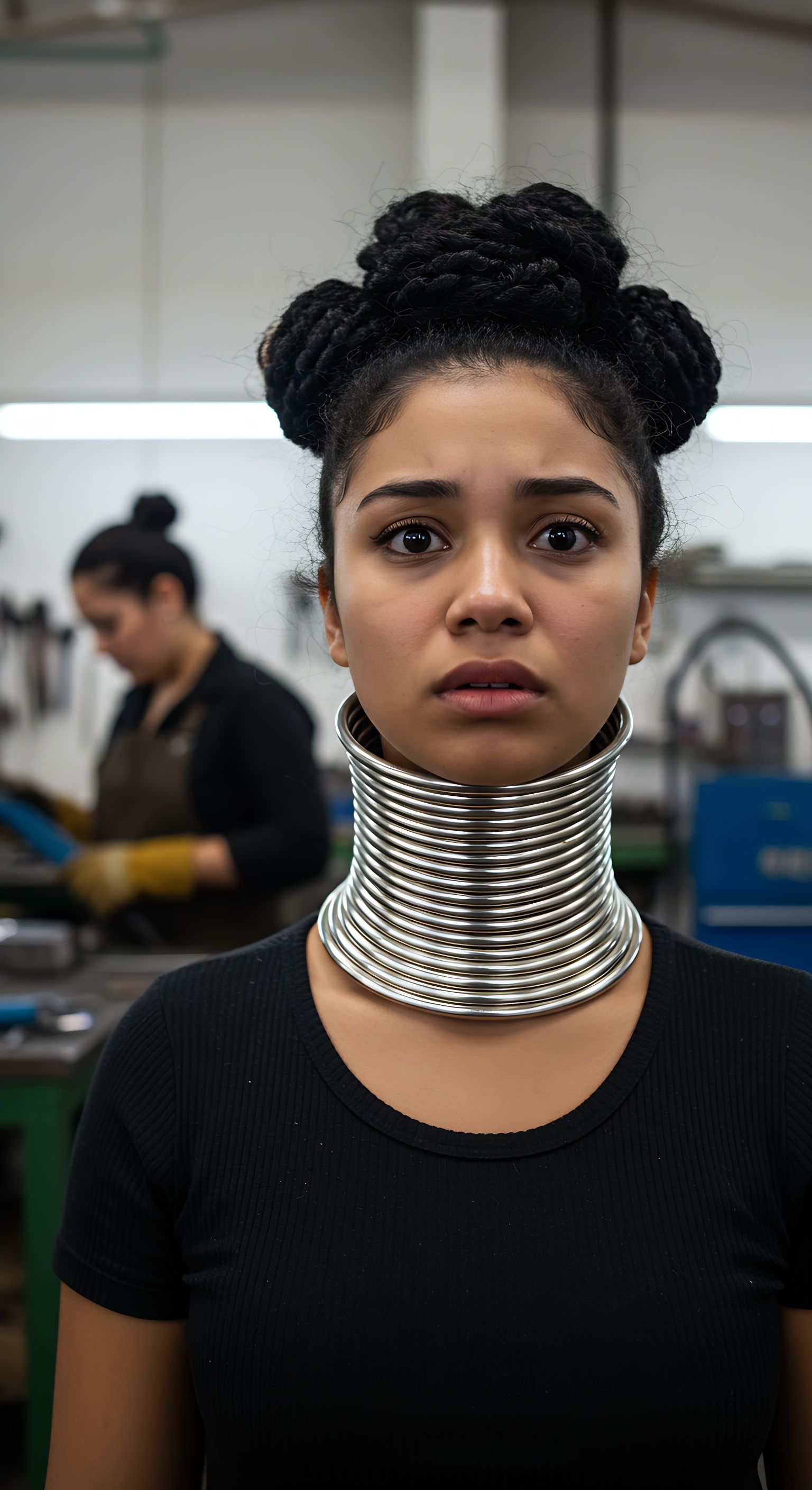 Recently welded neck rings by steel992 on DeviantArt