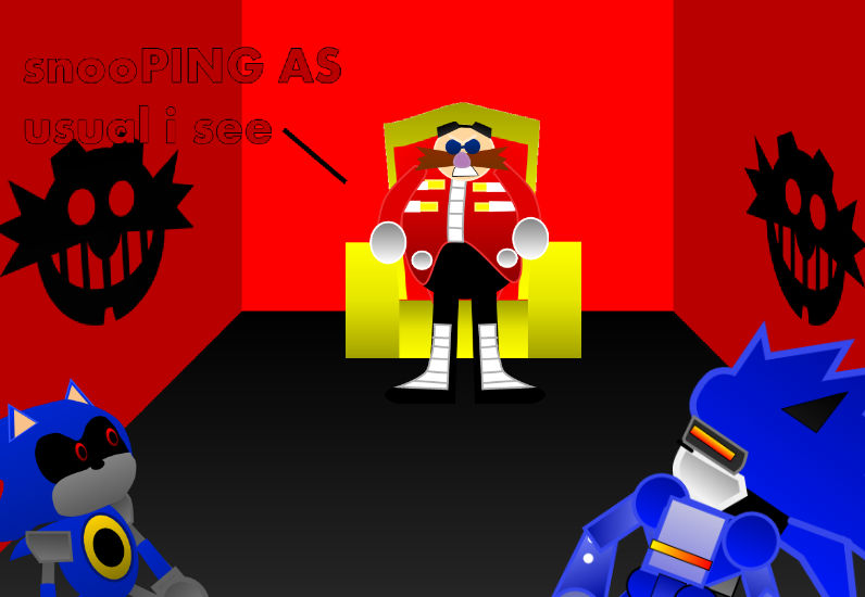 Snooping as usual i see - modern Robotnik by JohnmakerX on DeviantArt