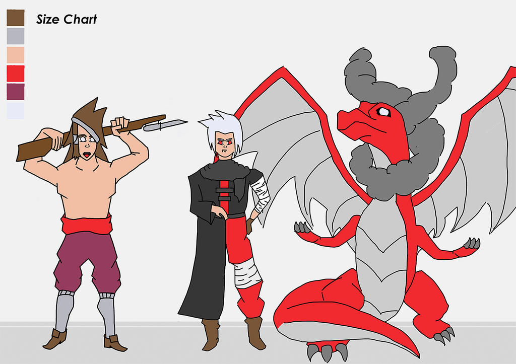 Character Build Size Character Design - Size Chart by IRMossimo on DeviantArt