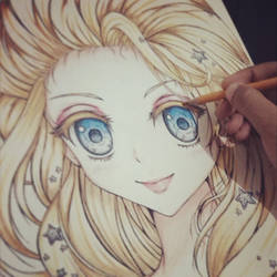 Drawing Elsa... :'D