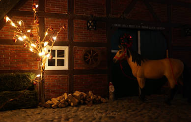 Christmas at our stable / Schleich size / by PhoenixRanch