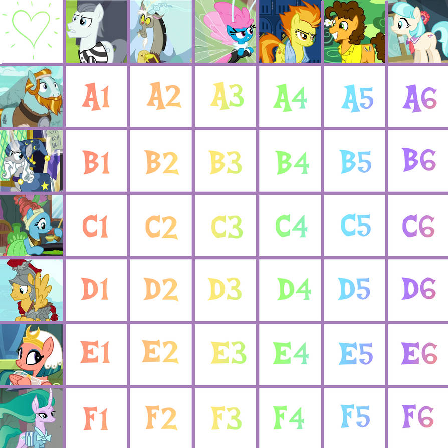 Mlp grid adopts! by dandybramble on DeviantArt