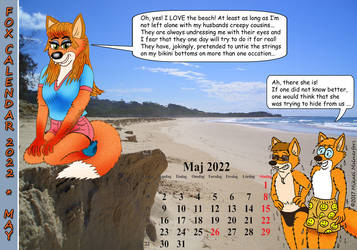 Fox Calendar 2022 - May