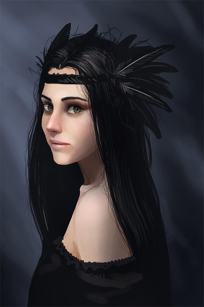 Fated Raven Raven by LuckyFK on DeviantArt