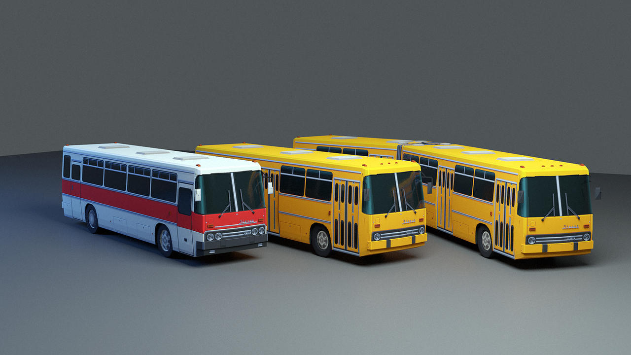 more buses by LuckyFK on DeviantArt