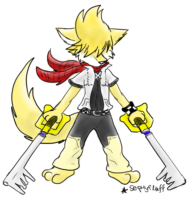 Red Scarf Roxas