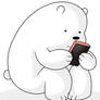 Ice Bear on the Phone