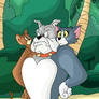 Spike, Tom, and Jerry Conjoined