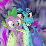 Spike and Ember Conjoined