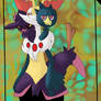 Mismagius, Murkrow, and Braixen conjoinment