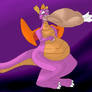 Fat Spyro eats a big Turkey