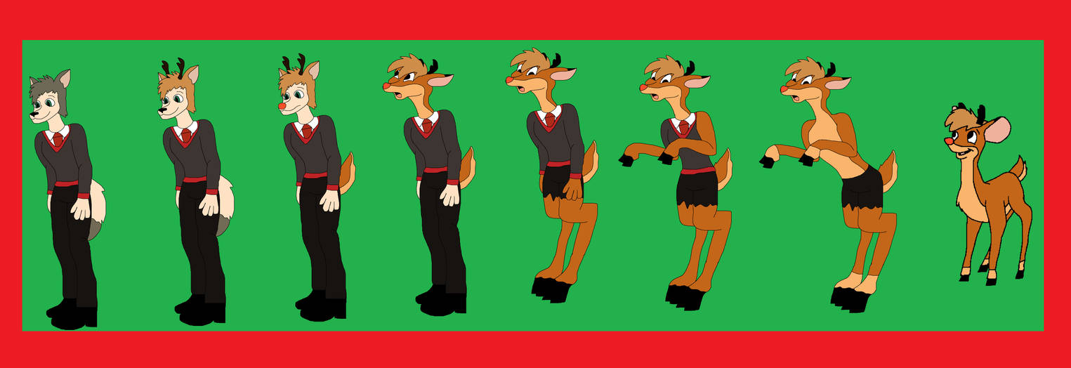 Rudolph transformation by Mojo1985 on DeviantArt