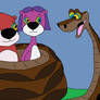 Pinch Raccoon Saves Peanut And Jelly From Kaa