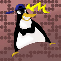 Linux (Tux) Hanging Out