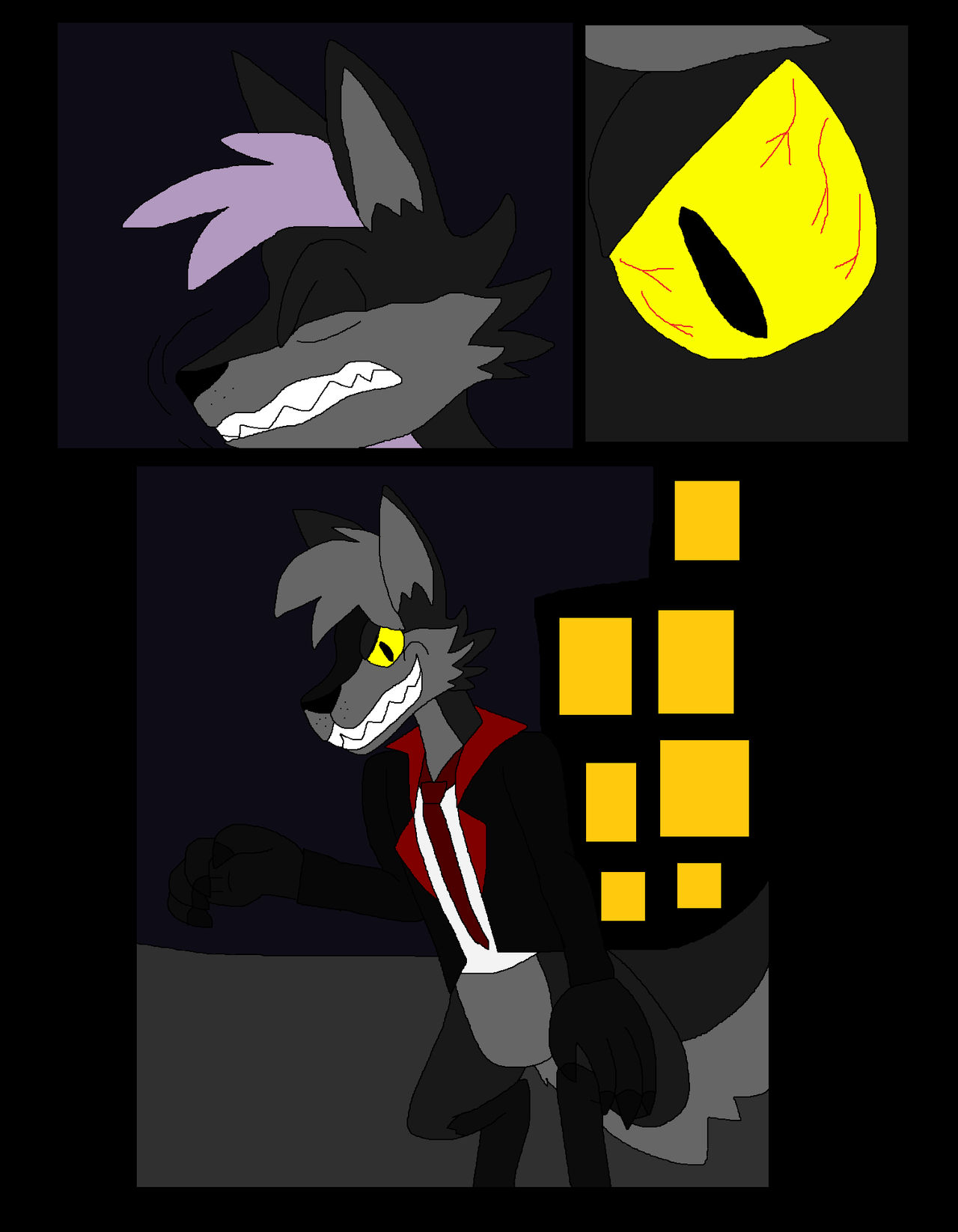 Russell the fox tf into a werewolf 3 by Mojo1985 on DeviantArt