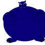 Sean Gibbs Jr.'s giant hippopotamus blueberry