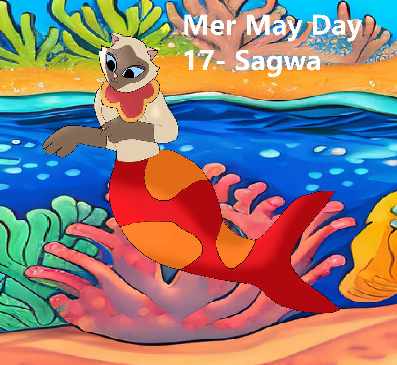 Mer May Day 17- Sagwa by Mojo1985 on DeviantArt