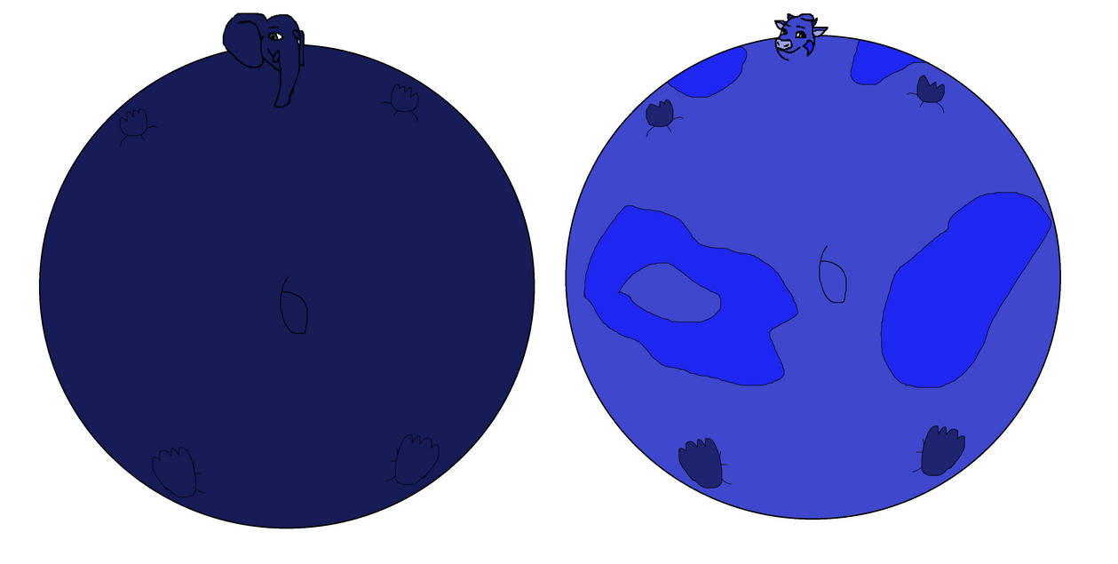 Cow Inflation Ernie, and Lactaid Cow Blueberry inflation by Mojo1985 on DeviantArt