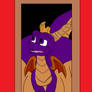 Fat Spyro stuck in a door