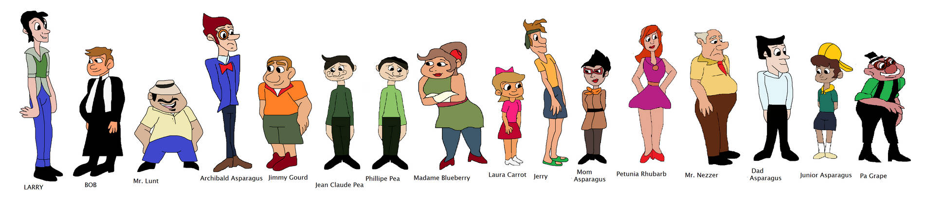 Veggietales Characters As Humans