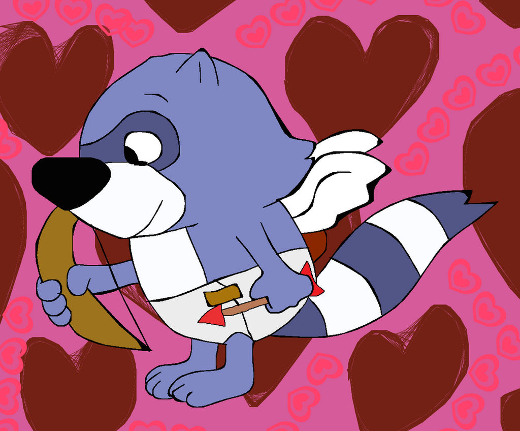 Cupid Raccoon Scootch raccoon as a cupid for valentines day by Mojo1985 on DeviantArt