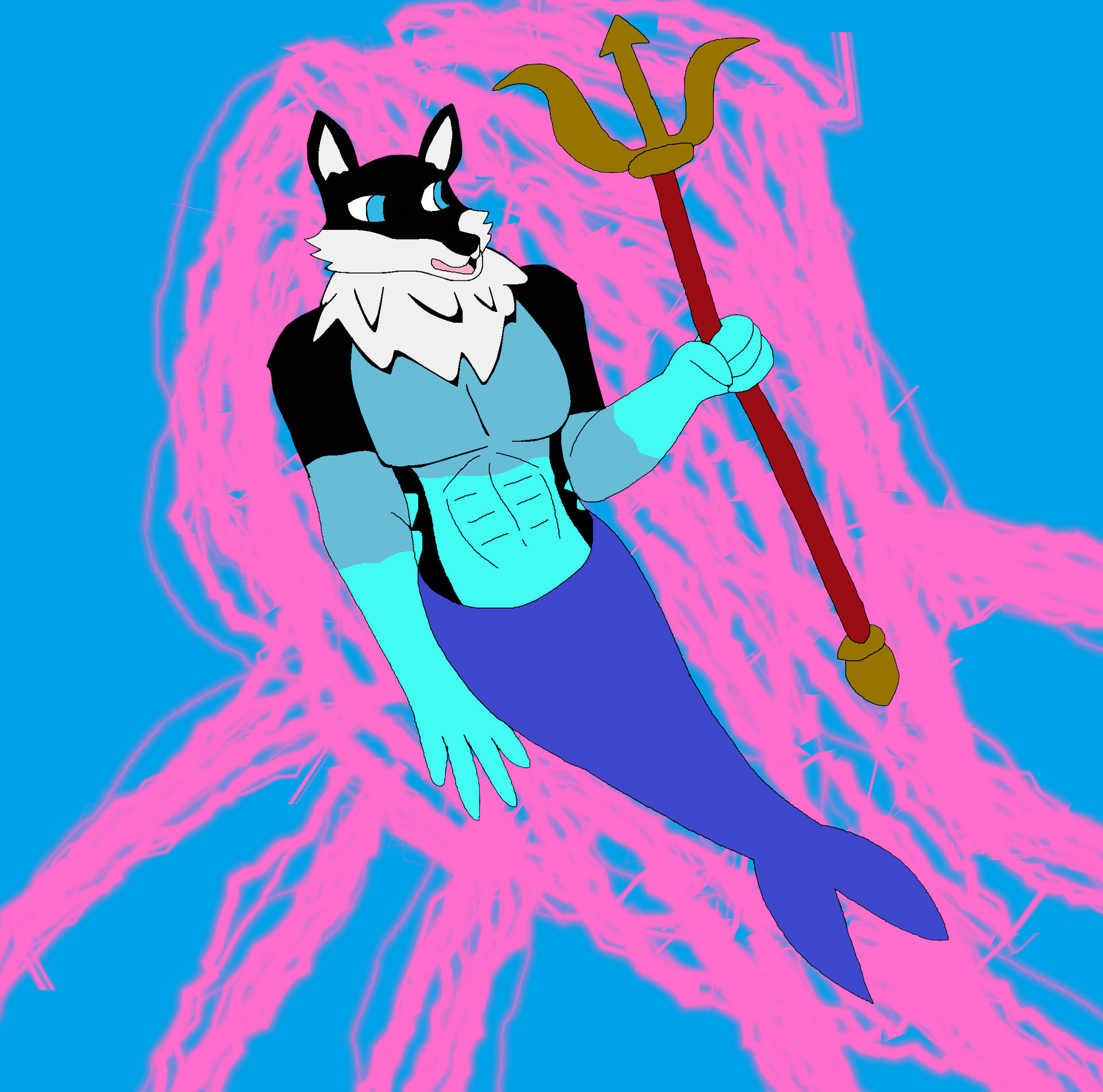 Merwolf Davey into a merwolf by Mojo1985 on DeviantArt