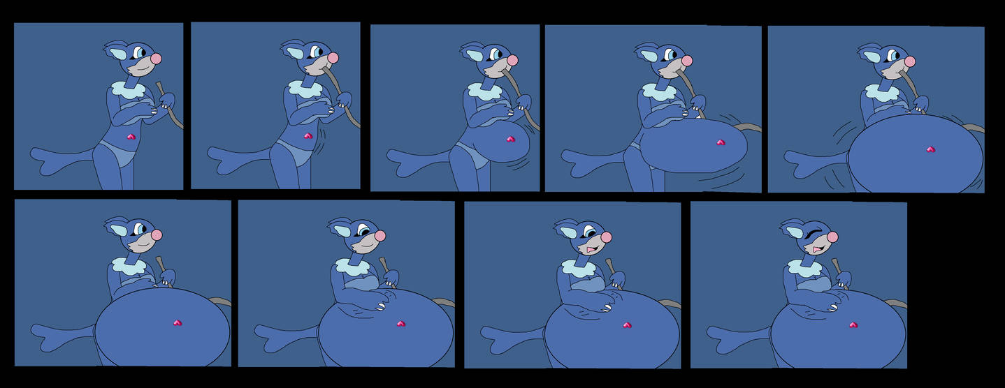 Spinel Inflated WerePopplio Spinel getting inflated by Mojo1985 on DeviantArt