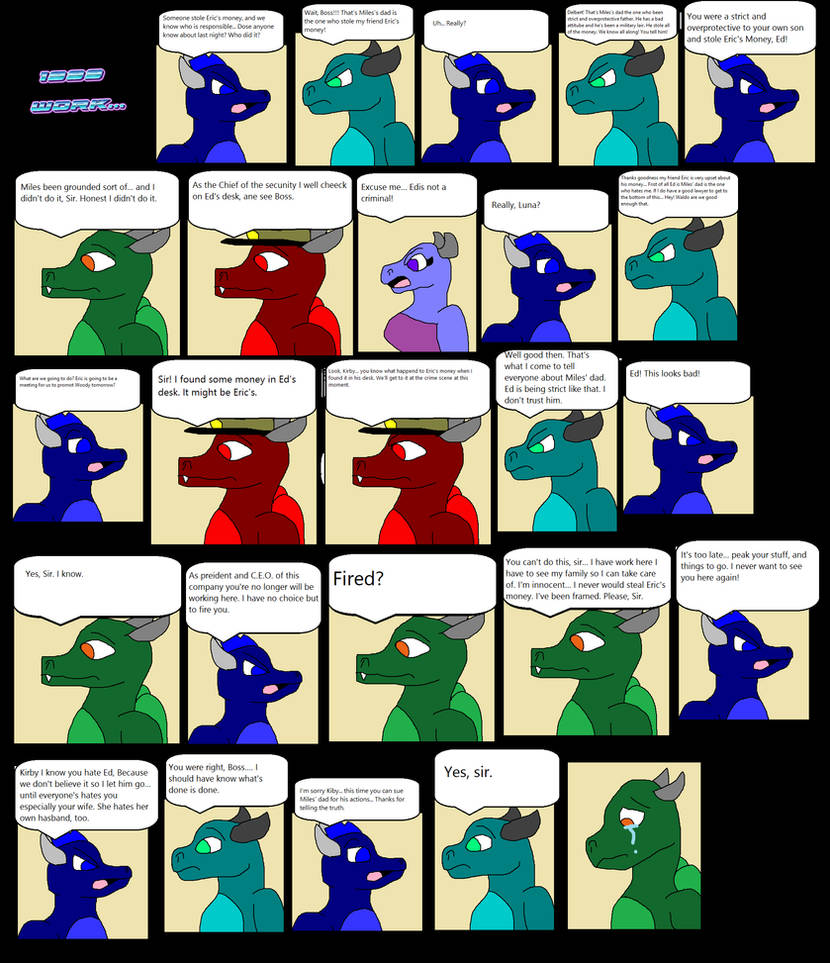 Miles' Dad gets fired by Mojo1985 on DeviantArt