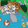 Paw Patrol lake fun with Baloo