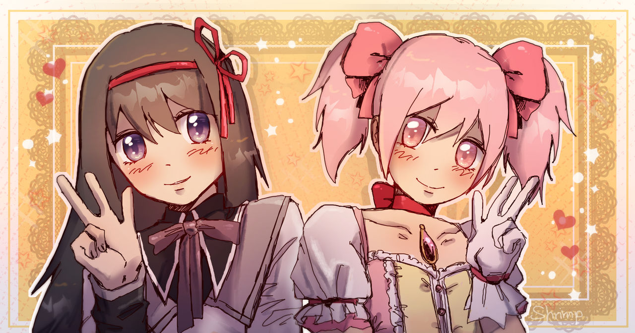 Madoka and Homura by ZoeChanOOF on DeviantArt