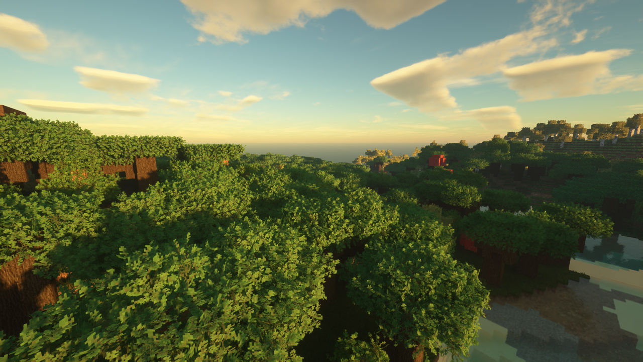 Minecraft Tree 4k Minecraft realistic terrain wallpaper - Forest by summerfallmediagroup ...