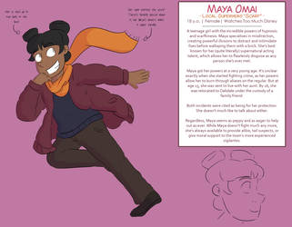 [Vigilantes] Maya Omai: Reference Sheet