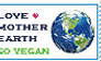 vegan Earth Stamp