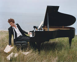 Rob with the piano