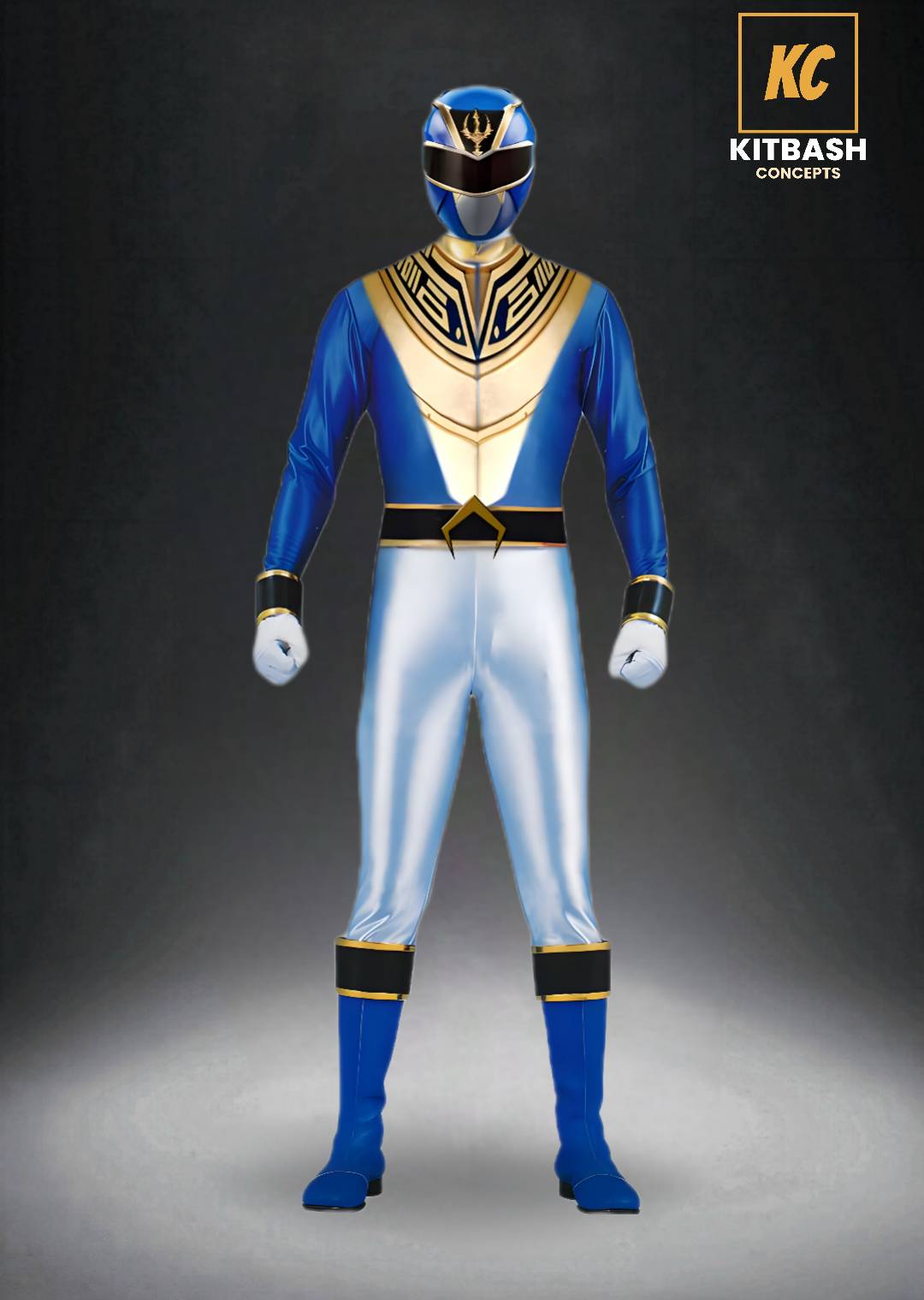 OC Power Ranger Team (Atlantis Themed) Blue by KitBashConcepts on ...